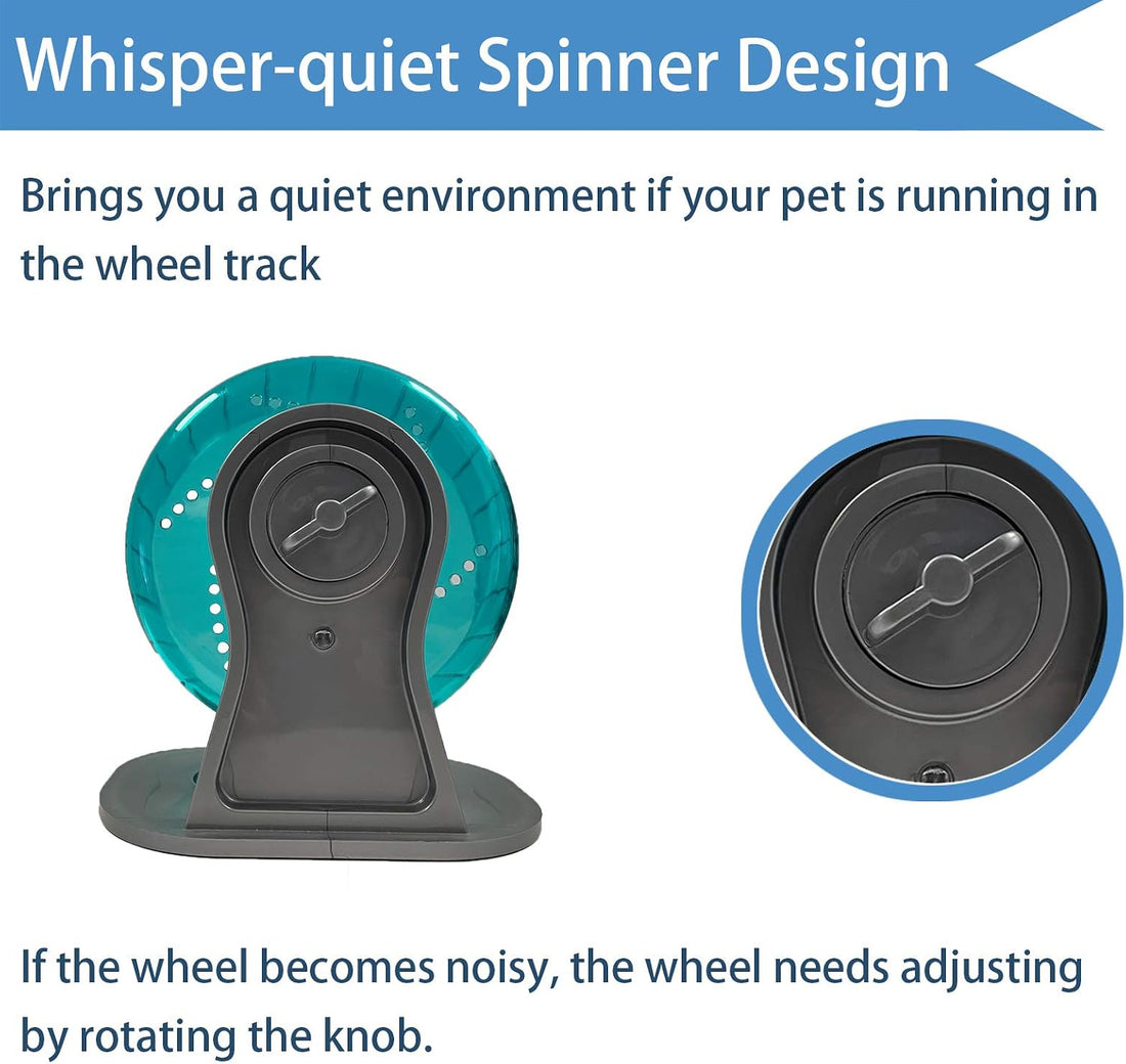 Petest Hamster Exercise Wheel, Silent Spinner Hamster Running Wheels