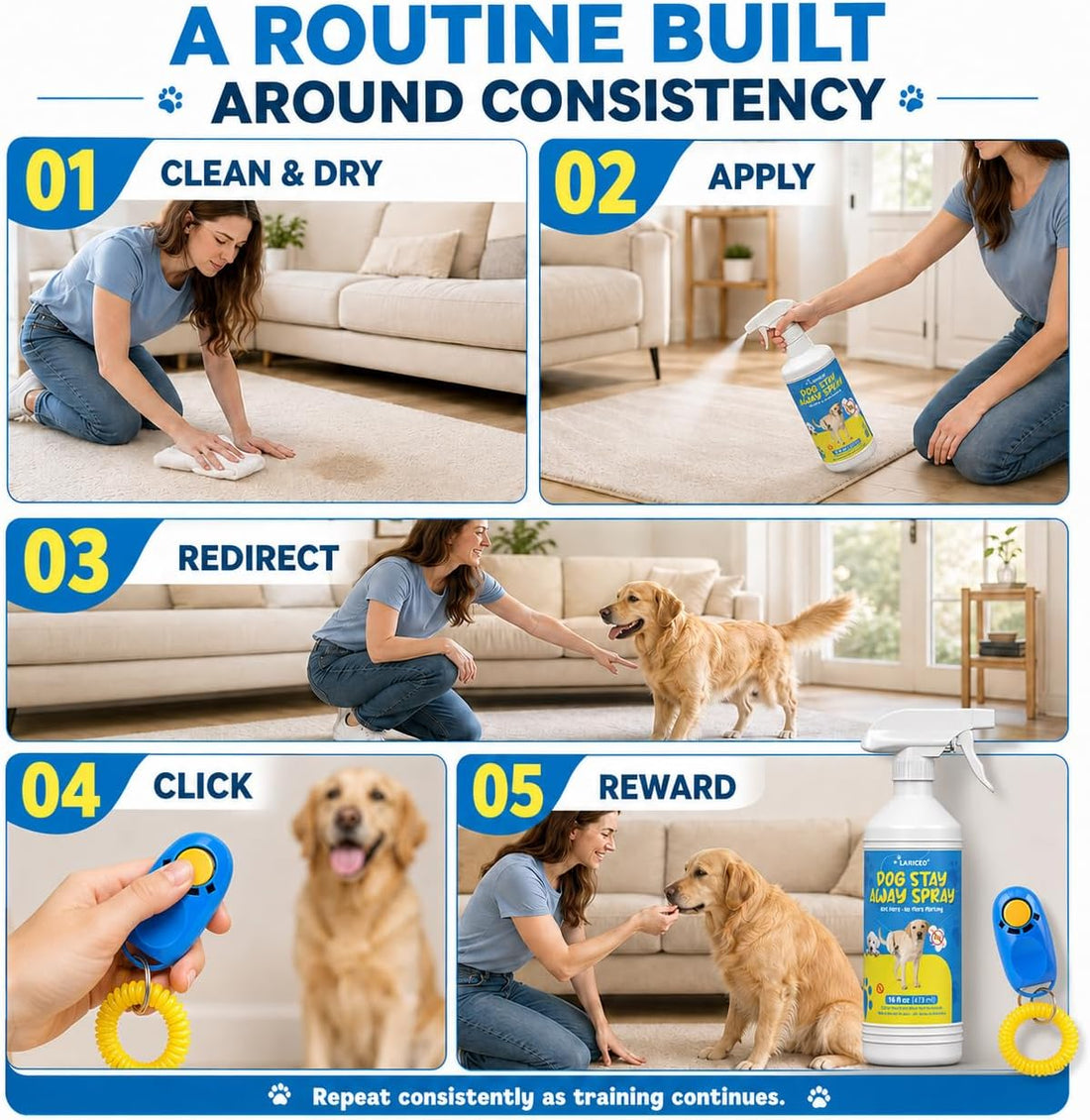 Dog Pee Spray for House Training, Indoor & Outdoor, 16 Fl Oz