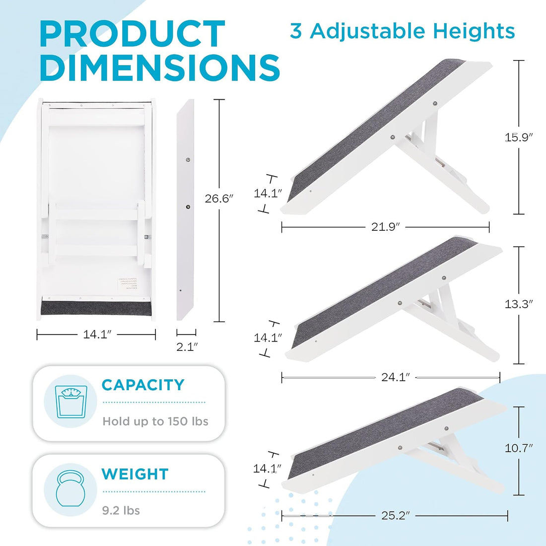 Internet's Best Adjustable Pet Ramp