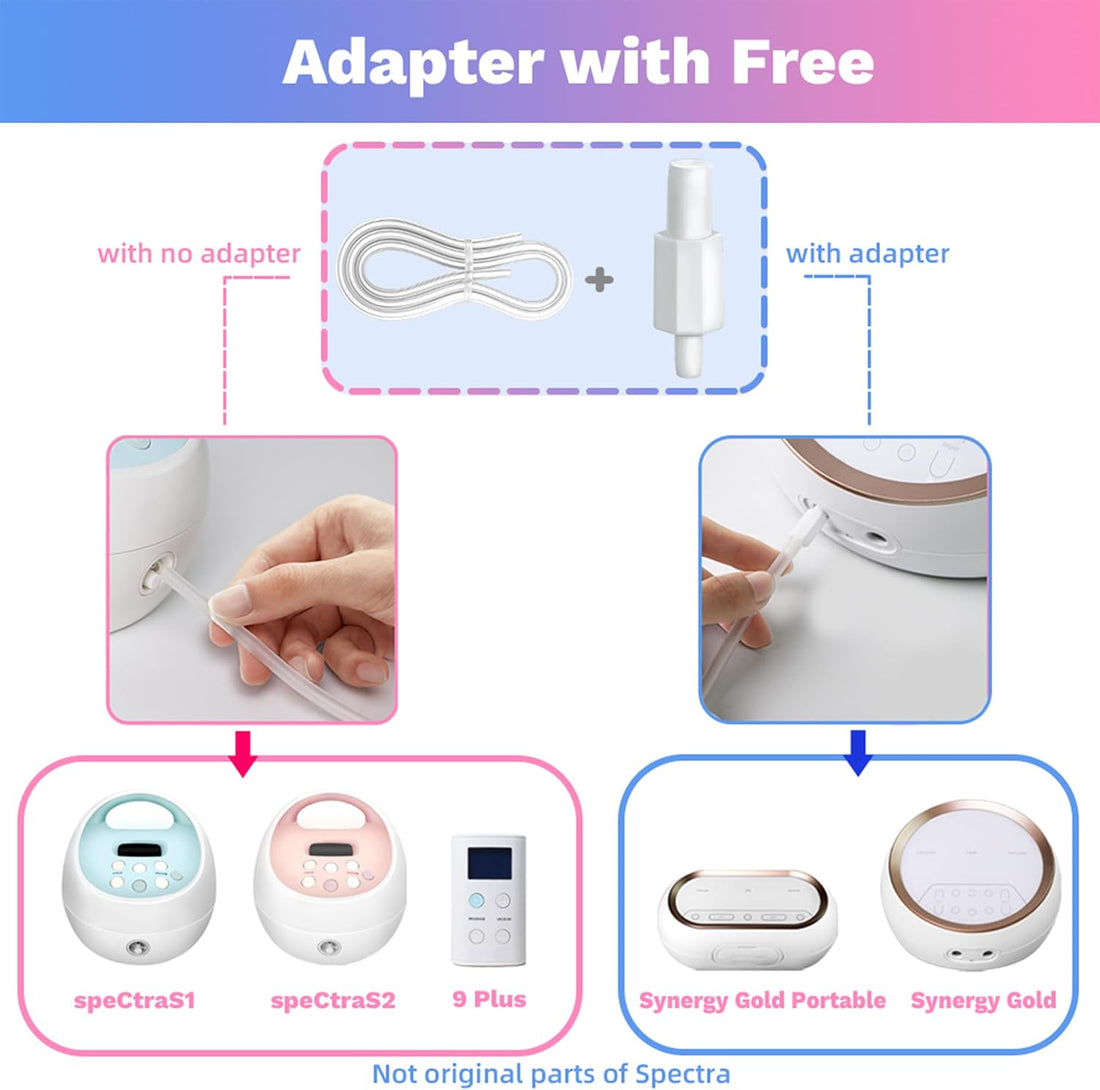 Tubing Compatible with Spectra S1/S2, Replacement Breast Pump Parts
