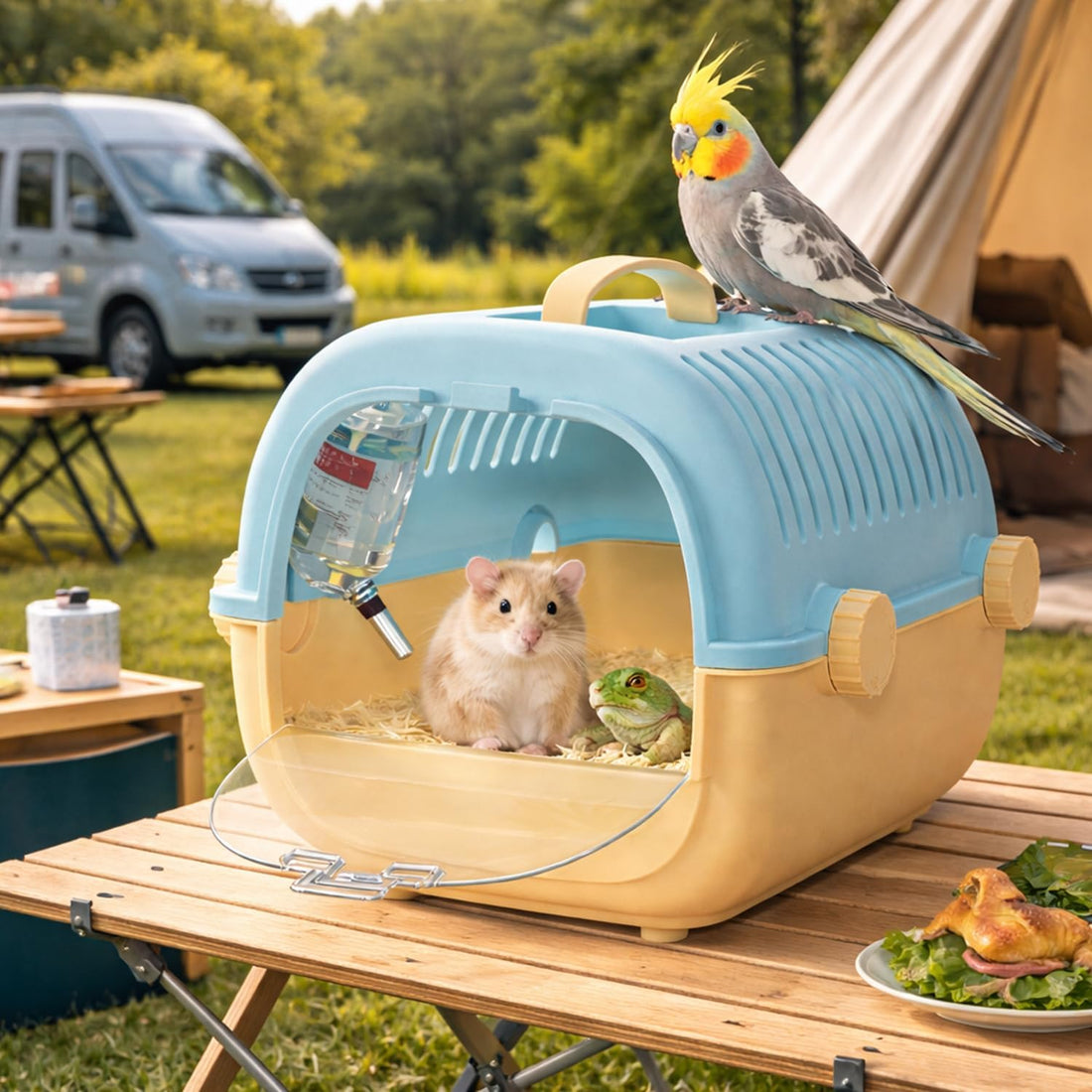 Portable Small Pet Carrier Cage