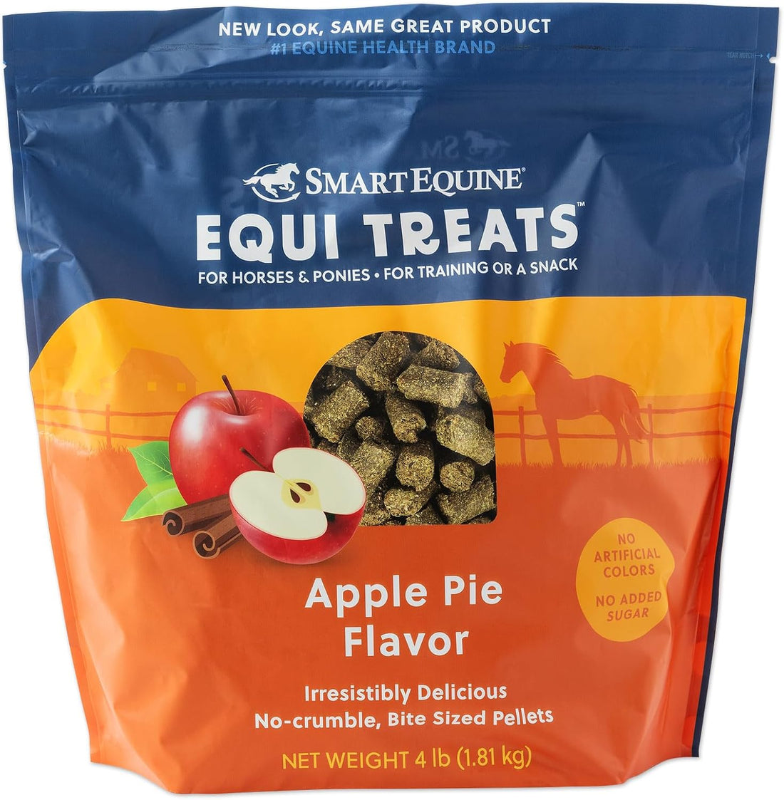 SmartEquine Equi Treats Apple Pie Flavor, 4 lb Bag