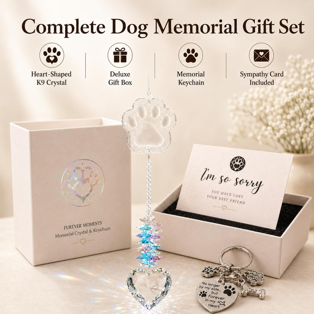Dog Memorial Gifts for Loss of Dog Sympathy Gift Pet Loss Gifts