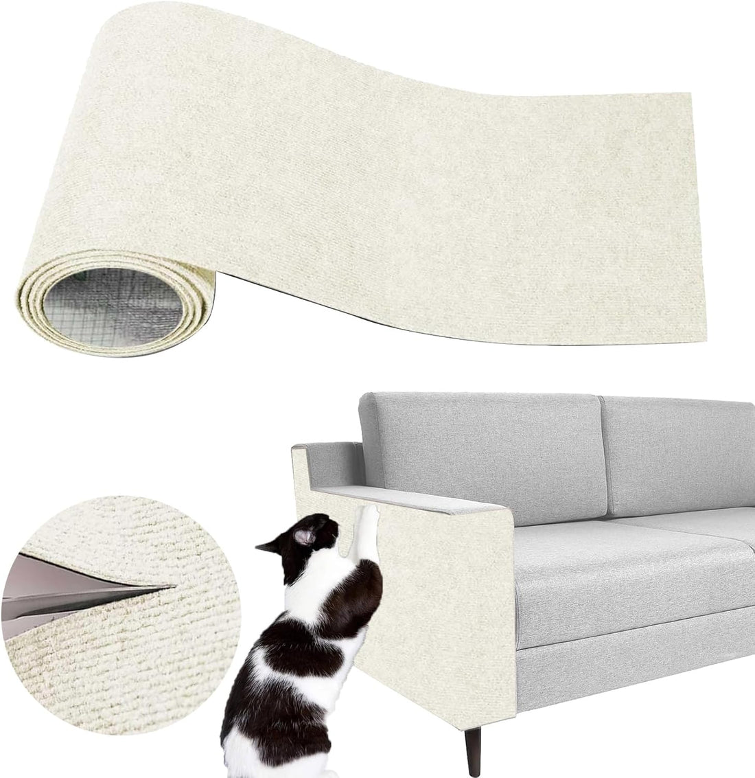 SREBAY Cat Scratch Couch Furniture Protector