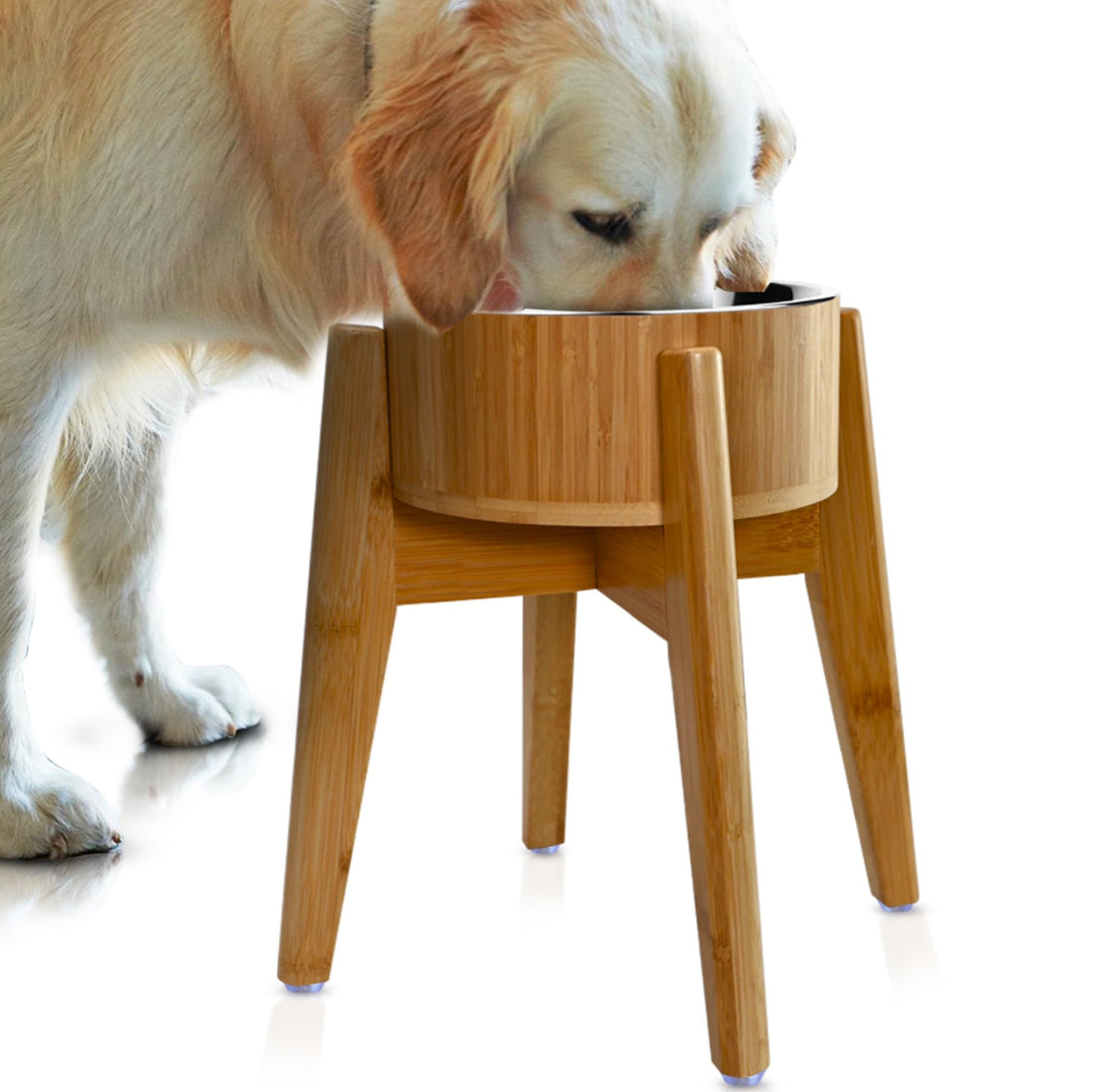 Elevated Dog Bowls for Large Breed - Raised Food/Water Bowl with Stand