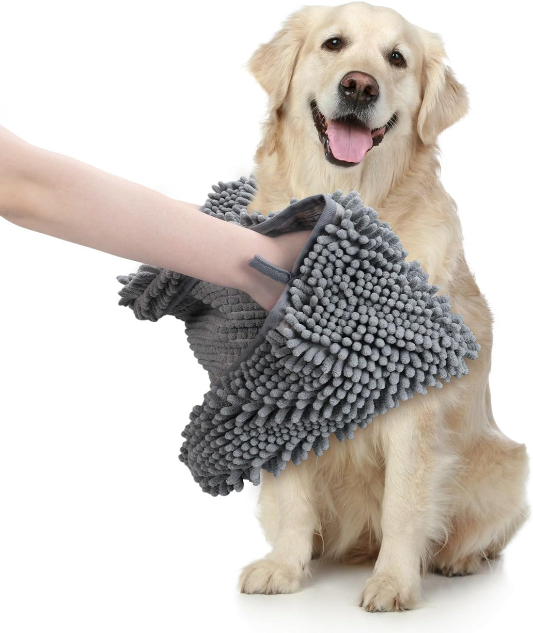 WOUSEDO Microfiber Chenille Dog Towel 1 Pack
