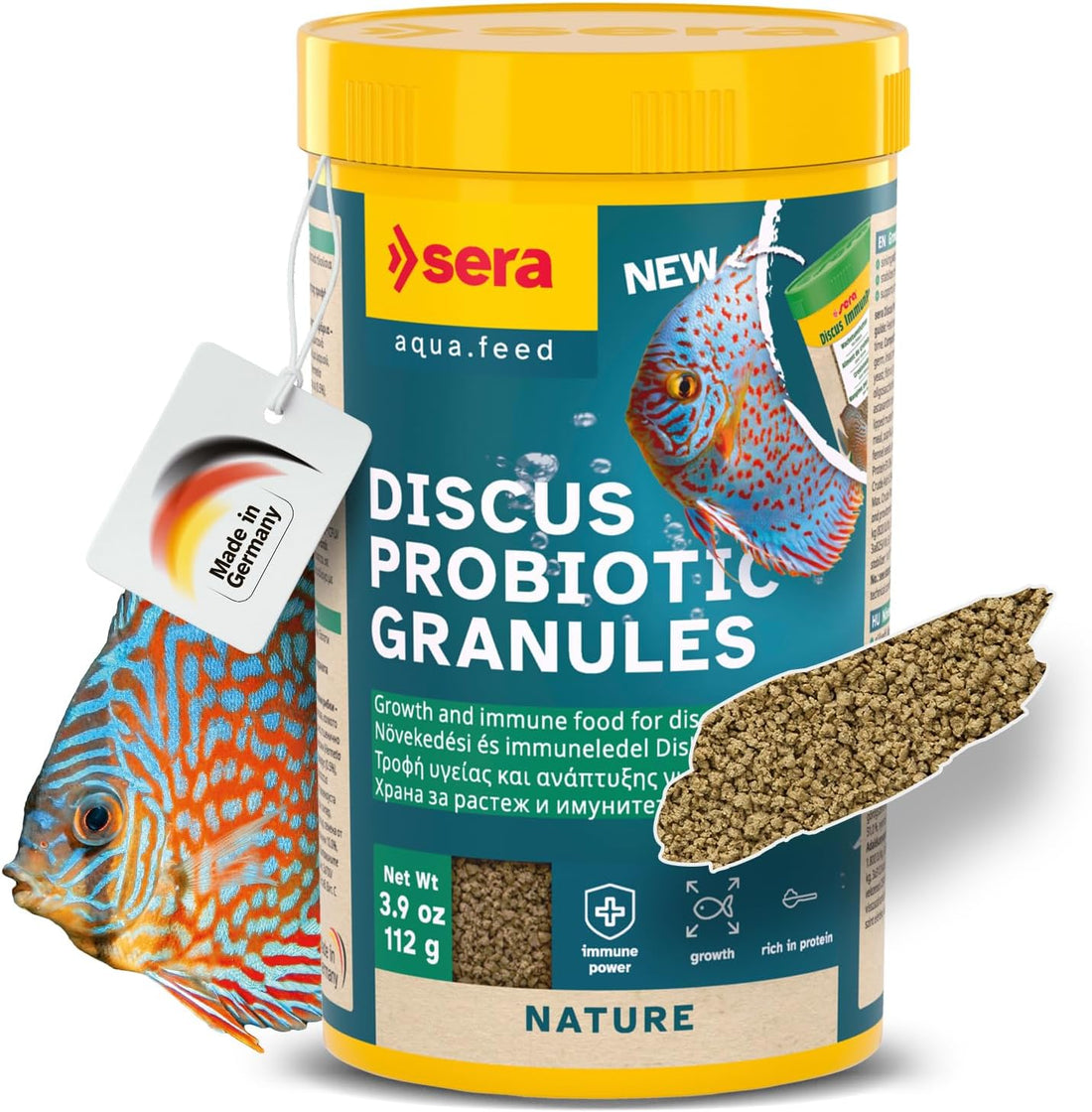Sera Discus Prob Granules 4 oz | Discus Fish Food with Probiotics