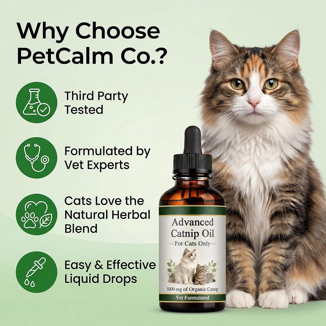 Catnip Oil for Cats, Premium Catnip Essential Oil