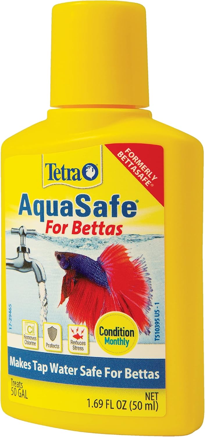 Tetra BettaSafe Water Conditioner for Betta Fish Tanks, 1.69 oz