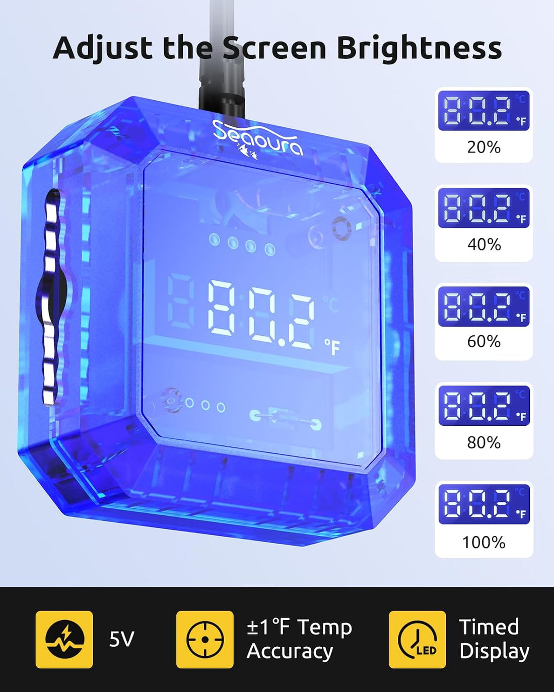 Aquarium Thermometer Submersible