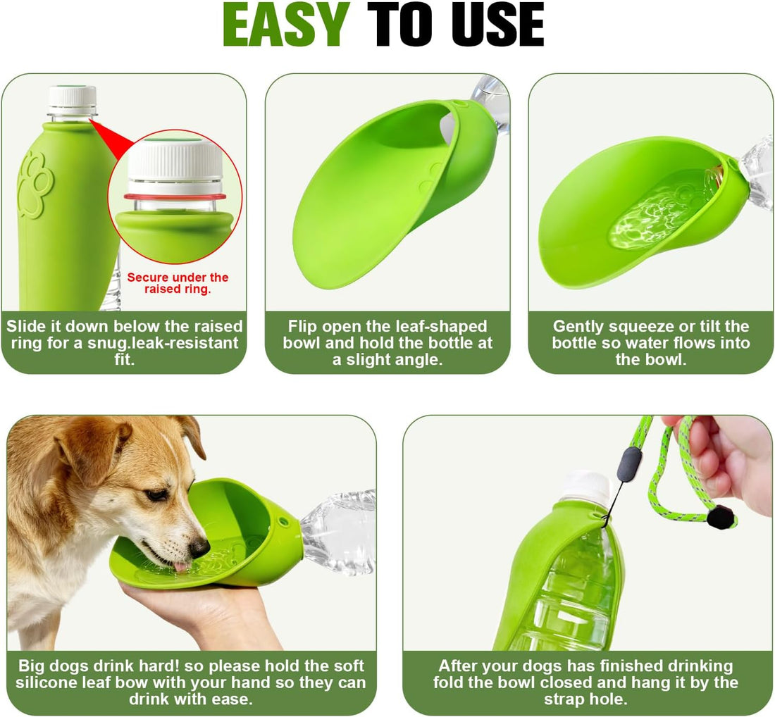 Portable Dog Water Bottle Attachment