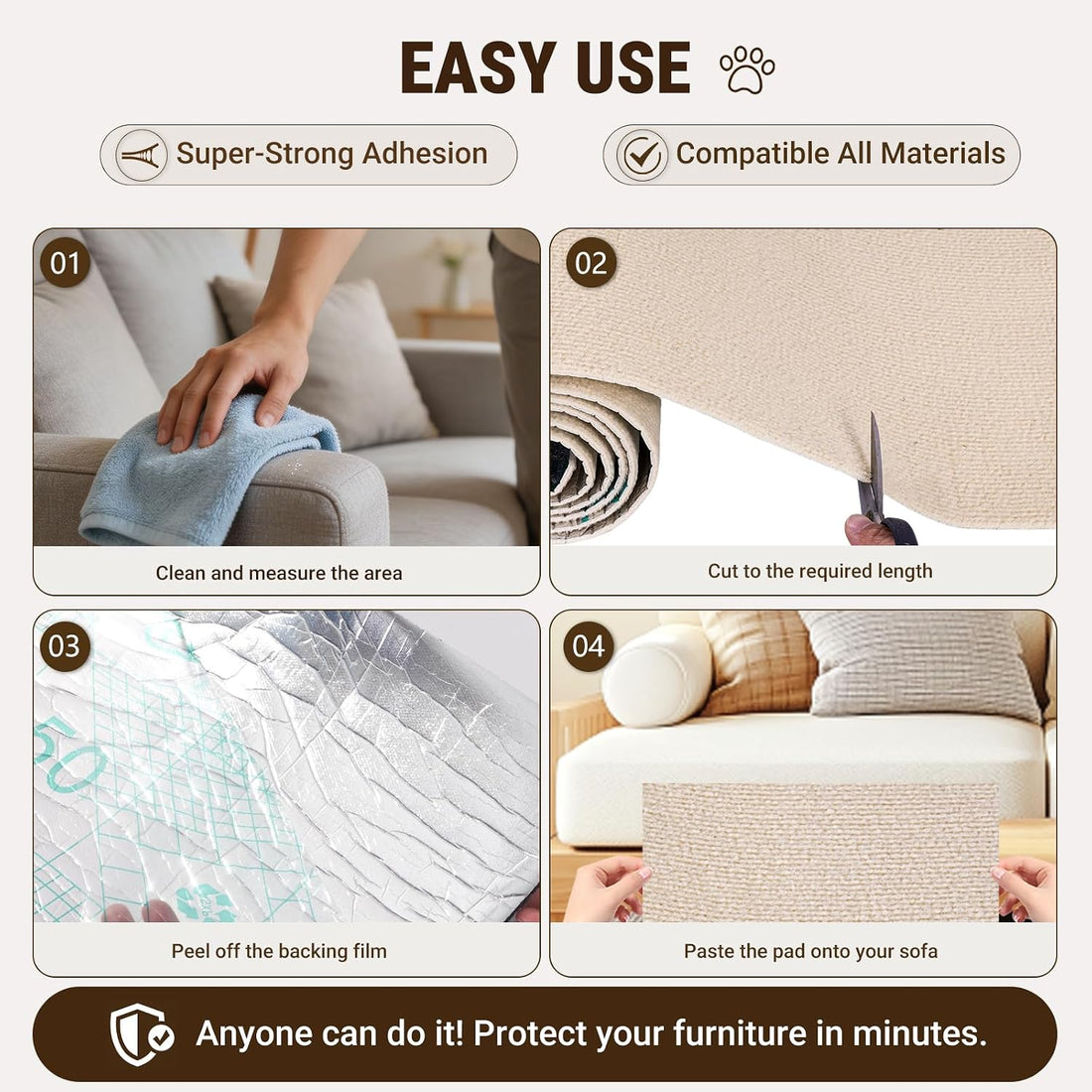 Vuesill Cat Scratch Furniture Protector