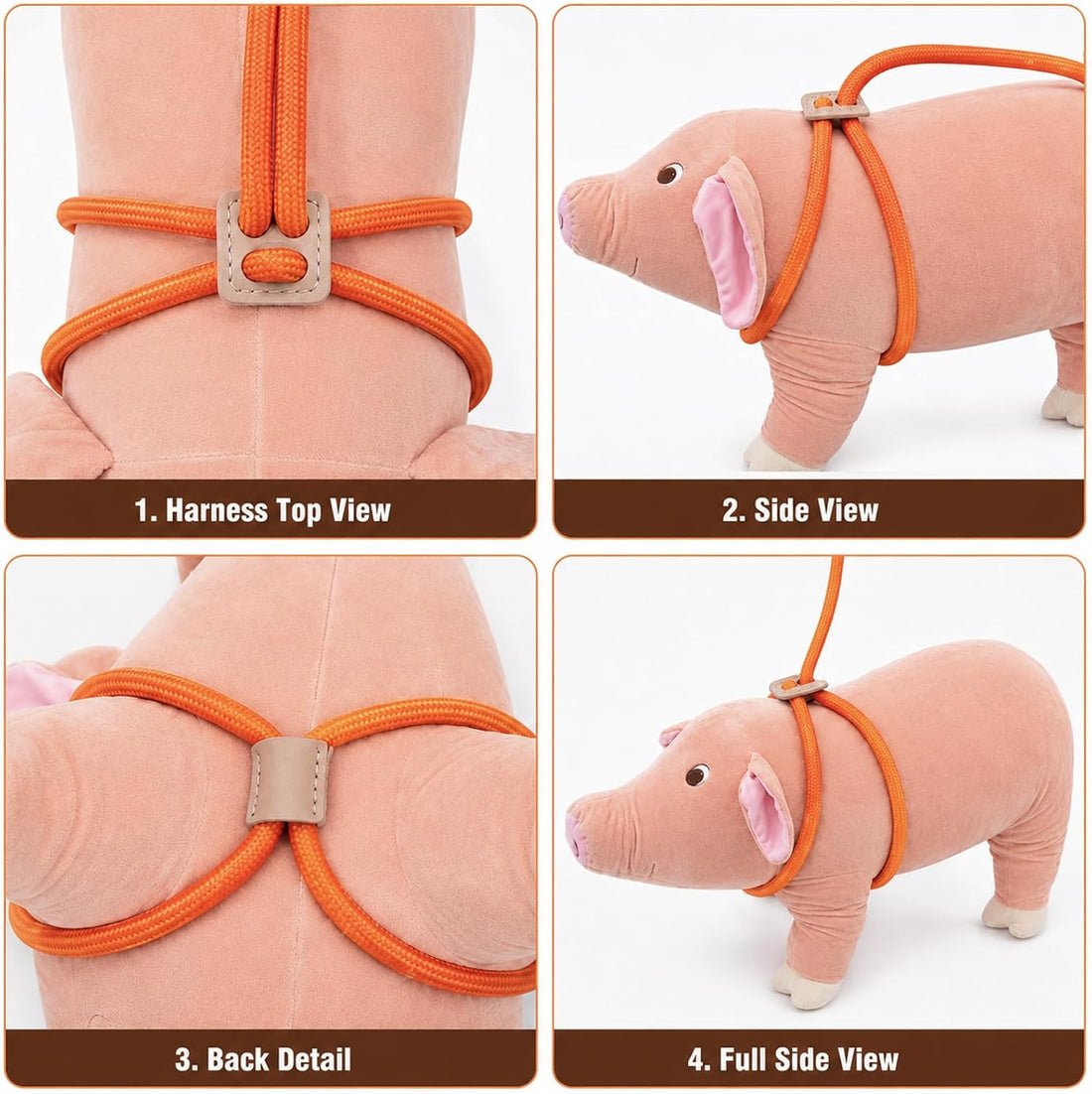 Pig Harness and Leash for Mini Pig, Goat