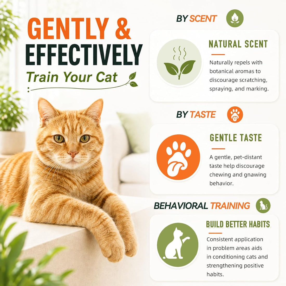 6.76 Fl Oz / 200ml Cat Deterrent Spray for Scratching & Chewing