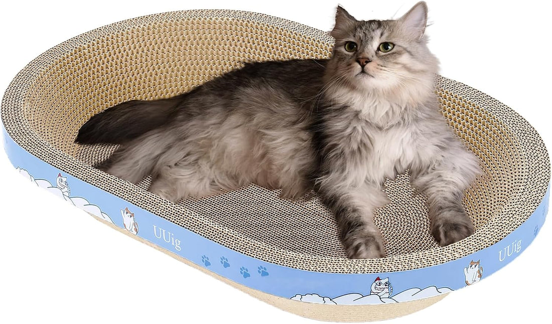 Cat Scratcher Bed 23.6x14.9” Extra Large Cardboard Cat Scratching Bed