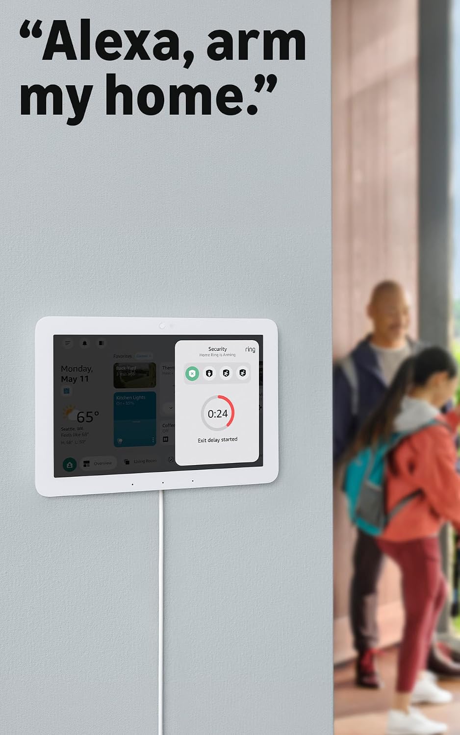 Echo Hub, 8", Redesigned with customizable control and Alexa+