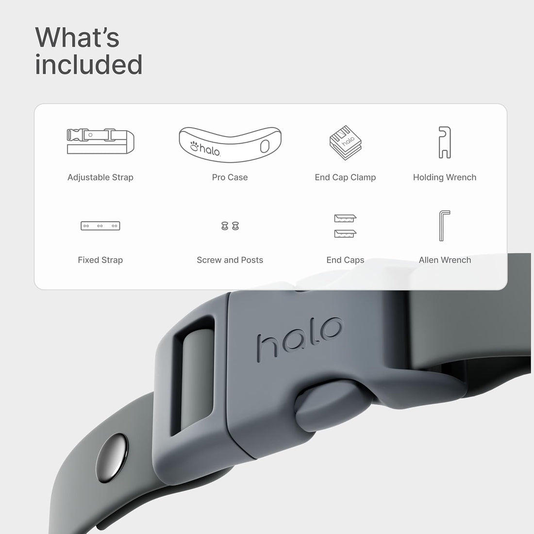 Halo Collar 5 Pro Case + Strap Kit