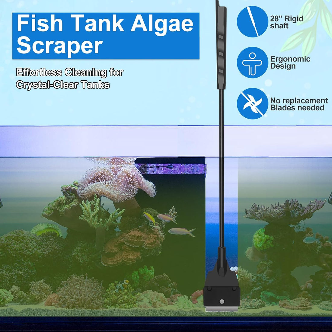 Fish Tank Cleaning Kit Set of 4 Pieces
