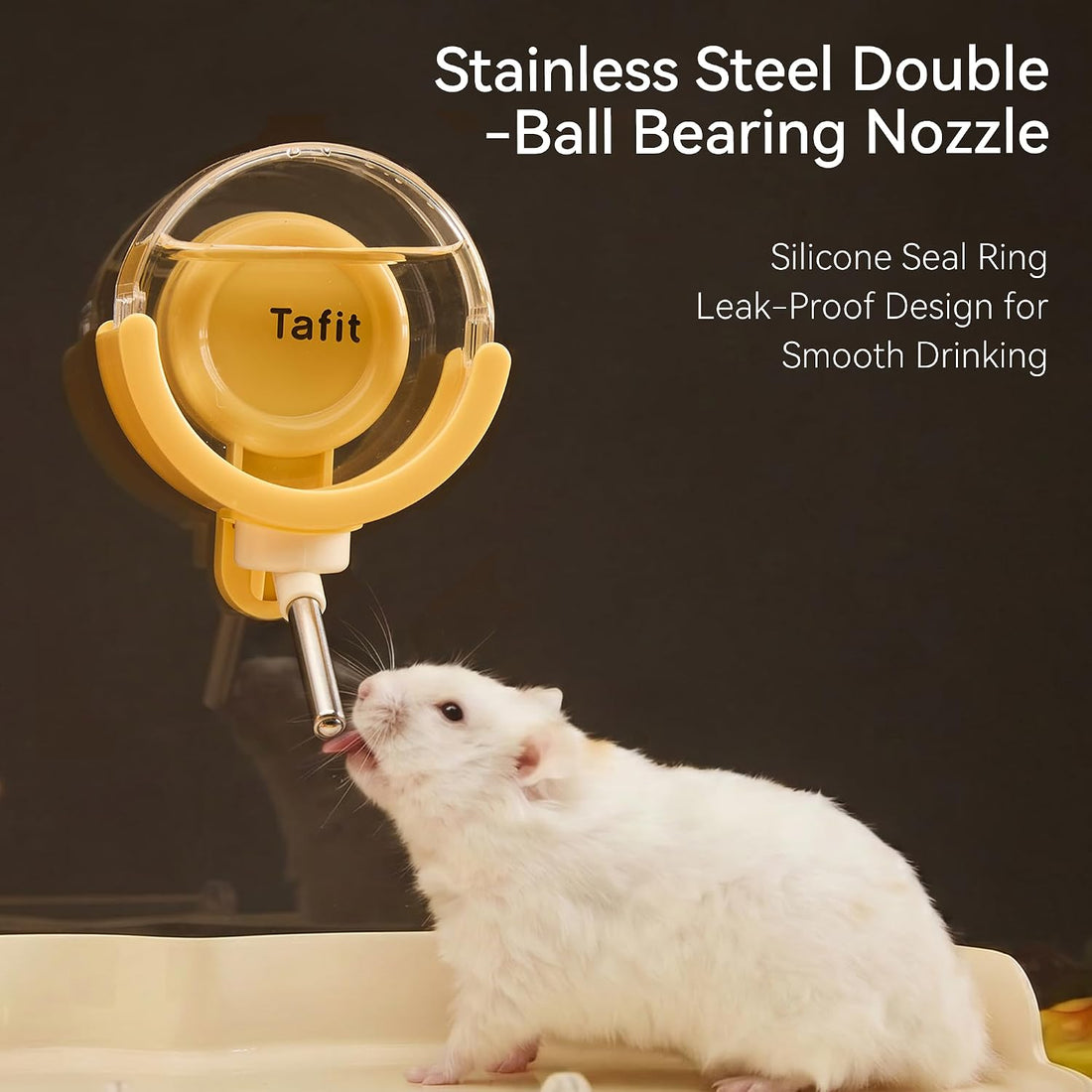 Hamster Water Bottle with Magnetic Holder