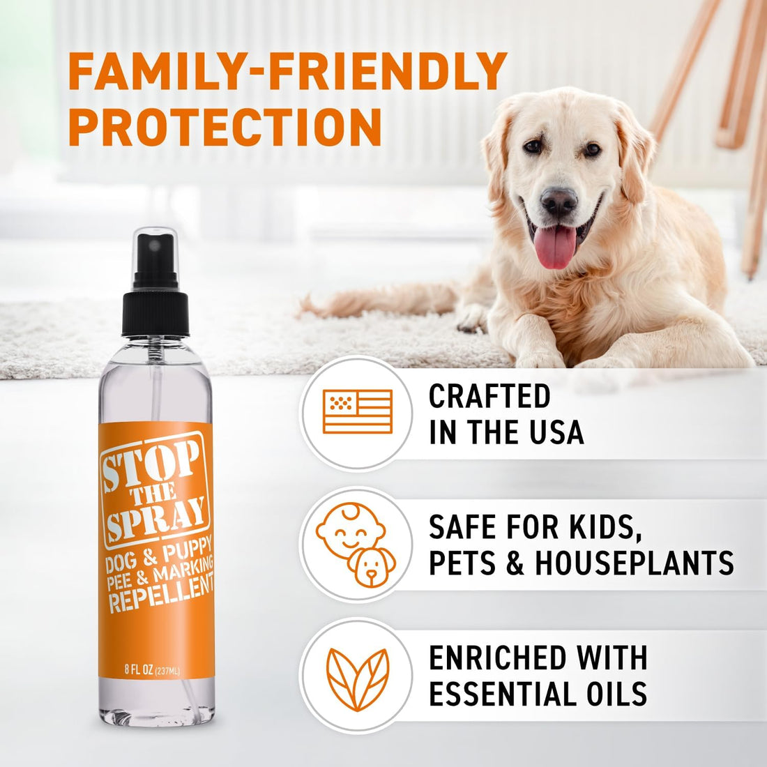 Stop the Spray Dog Marking Stopper – Pee Deterrent & Potty Training
