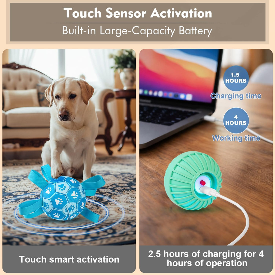 Interactive Dog Toys Dog Soccer Ball to Keep Them Busy