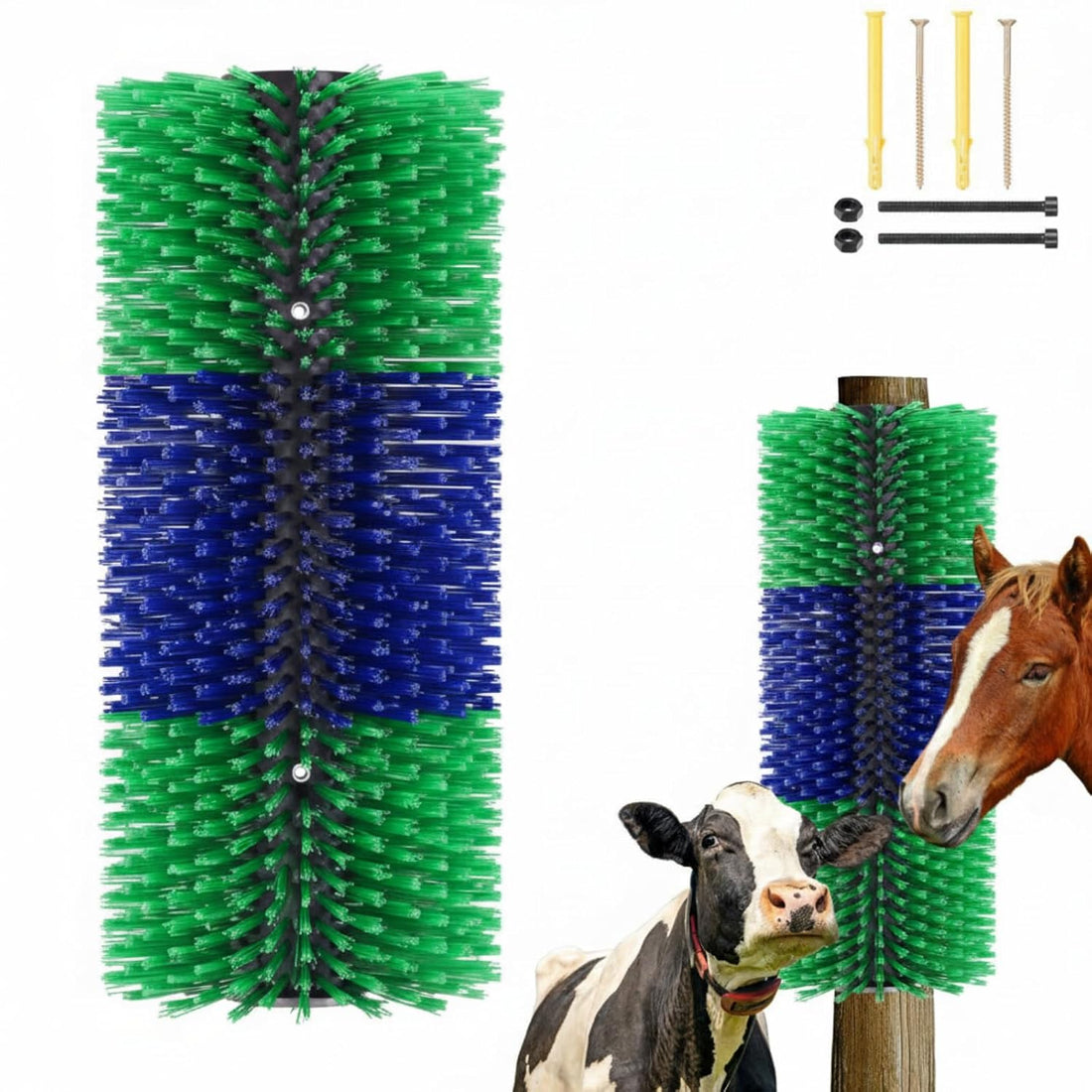 3 Pack Livestock Scratching Brush
