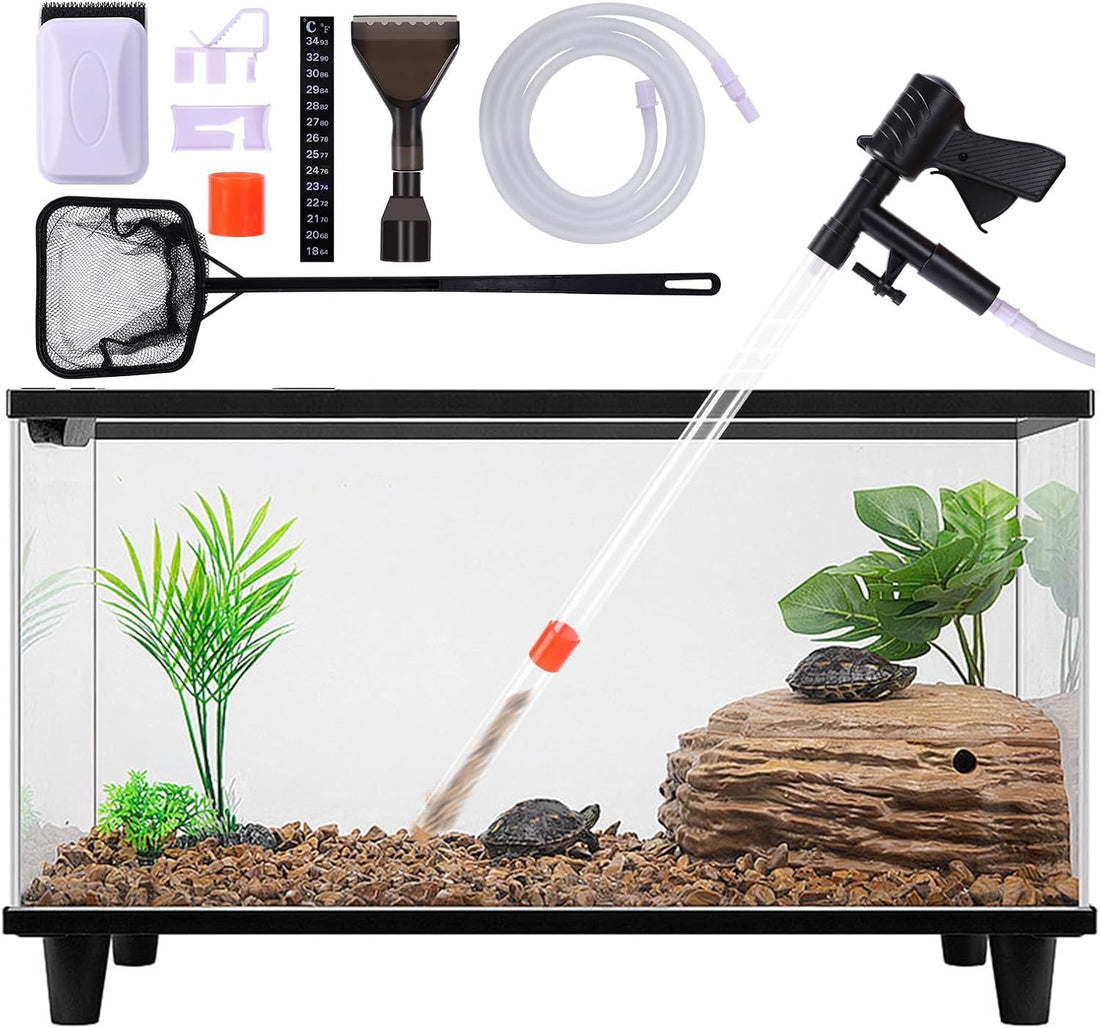 Fish Tank Cleaner Kit, Gravel Vacuum for Aquarium