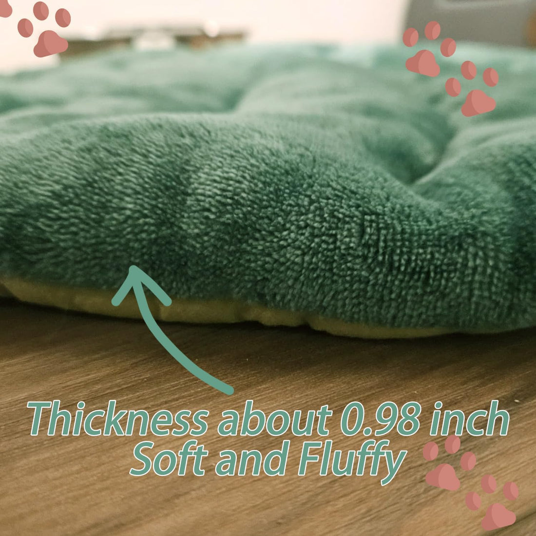 Romaneco Leaf Shaped Self-Warming Cat Bed Mat