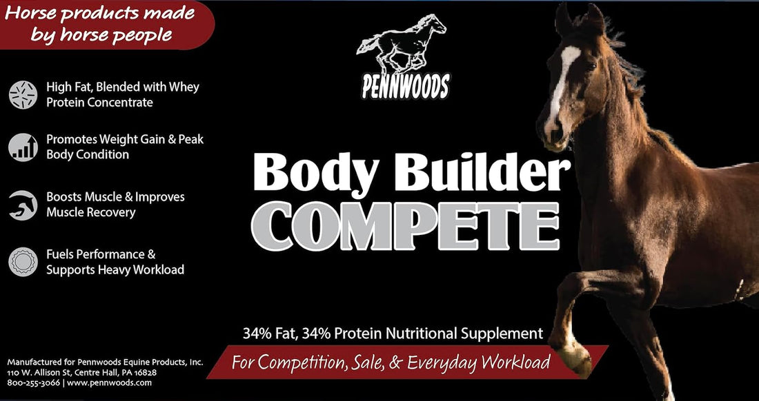 Pennwoods Body Builder Compete Horse Weight Gain Supplement 11 lb Bag