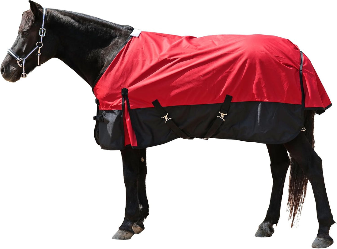 600D Horse Rain Sheet Turnout Blanket (No Fill) Ripstop 78 in