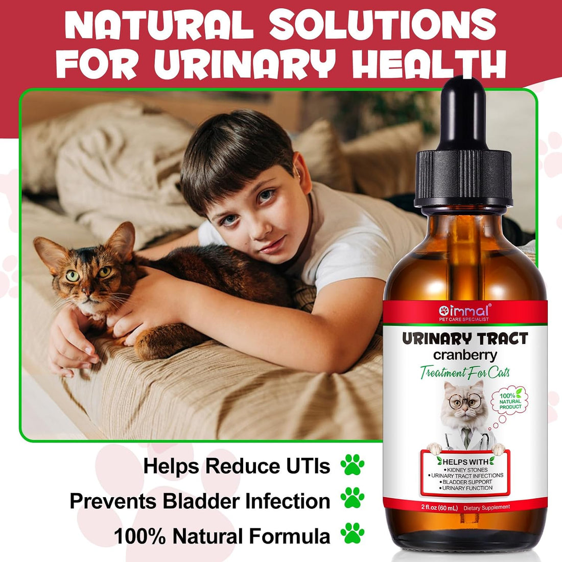 Urinary Tract for Cats, Natural Cat Urinary Tract Drops