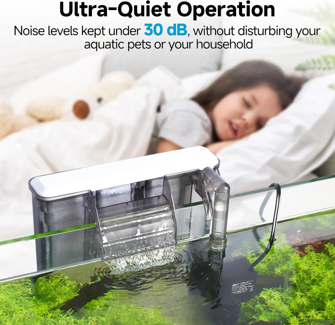 AQQA Quiet 20-30 Gallon Fish Tank Filters