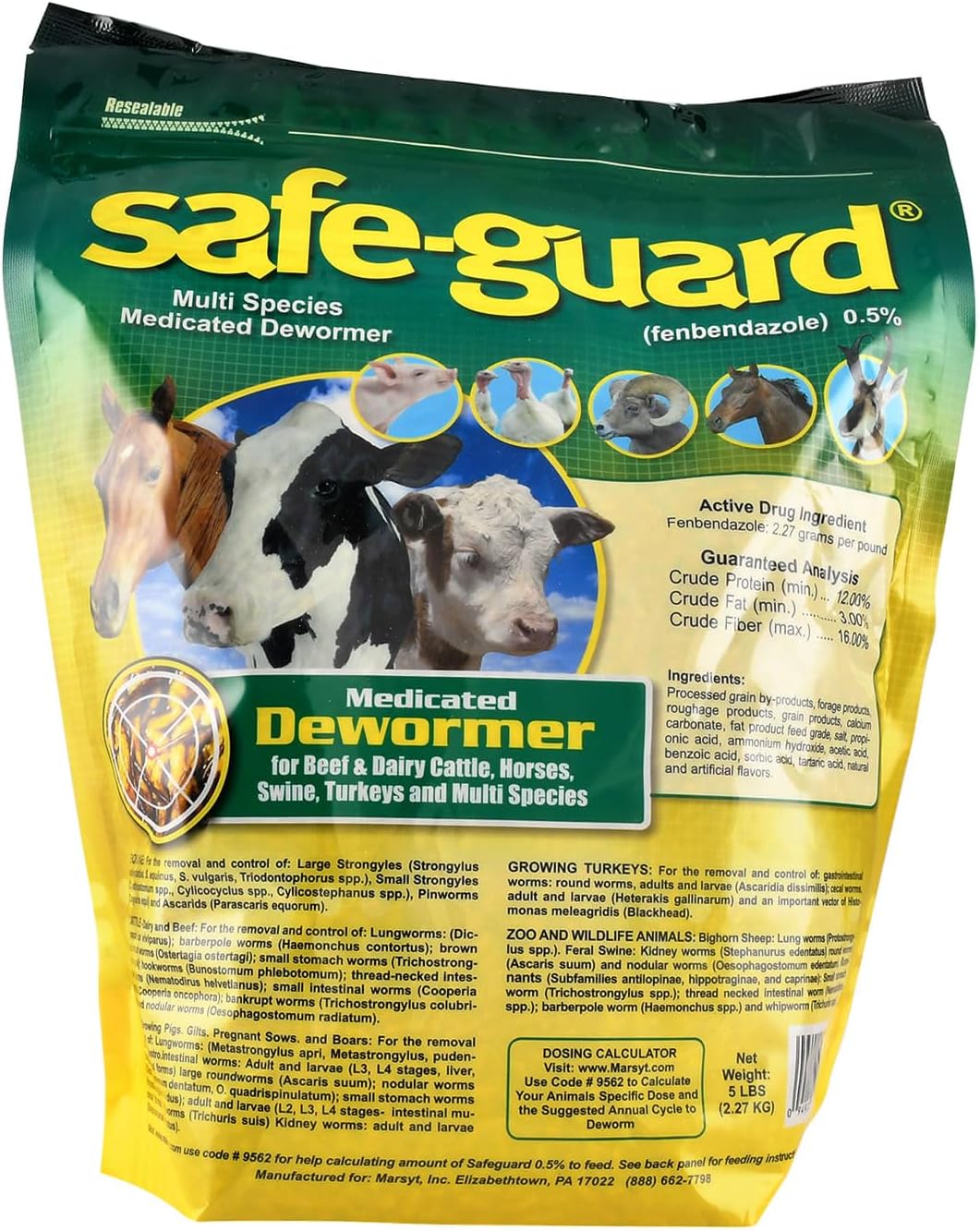 Multi-Species Dewormer, 5 lb