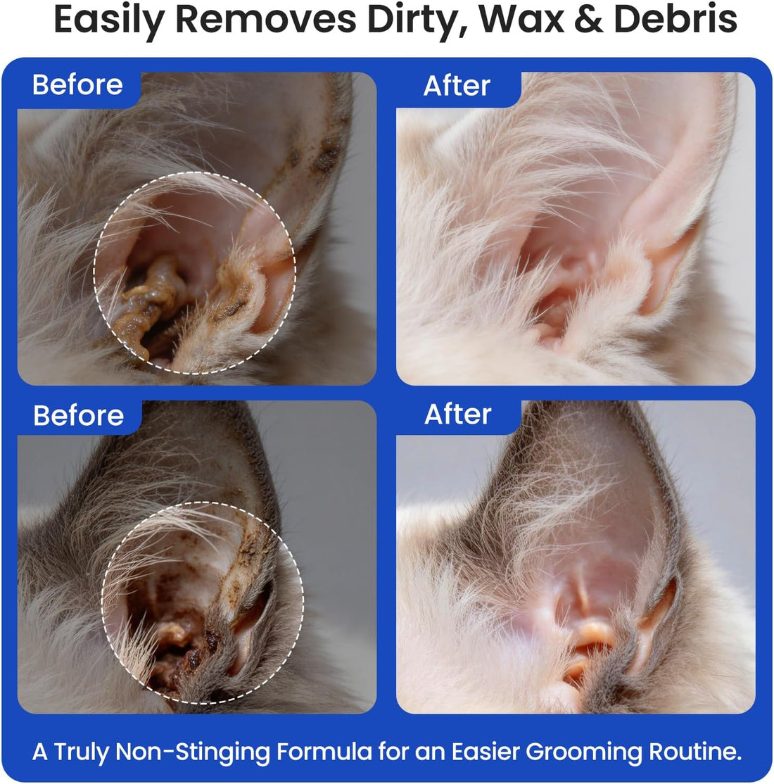 Itch Relief Natural Ear Cleaner for Dogs & Cats 8.45 oz