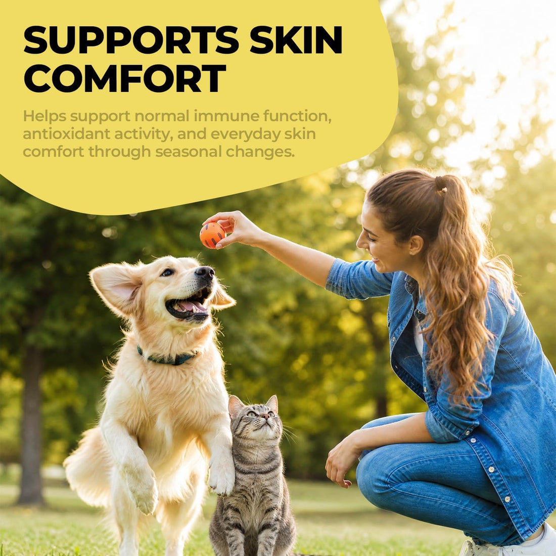 Dog Allergy Relief & Immune Support Drops for Dogs & Cats