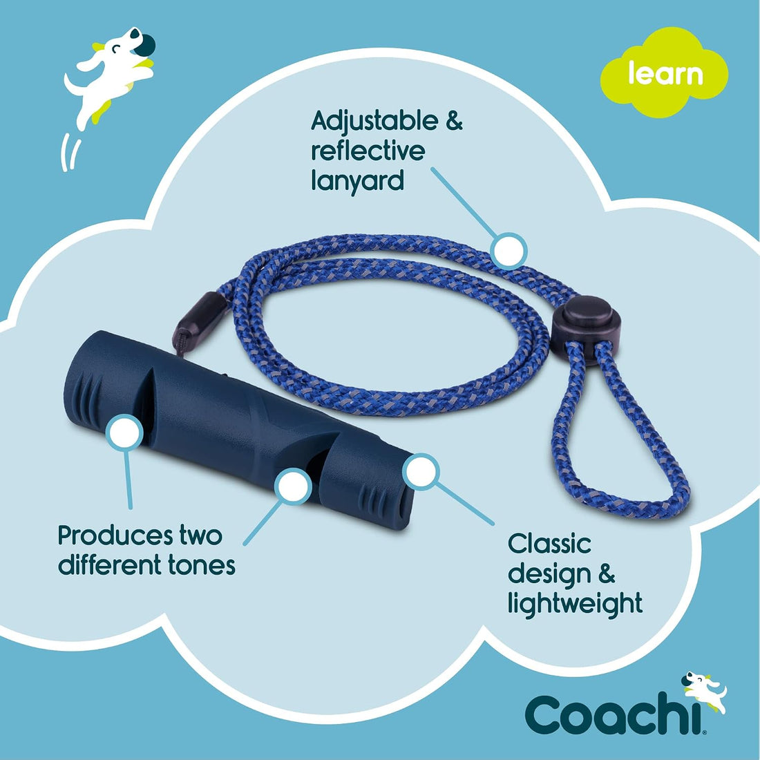 Coachi Two Tone Whistle | Navy