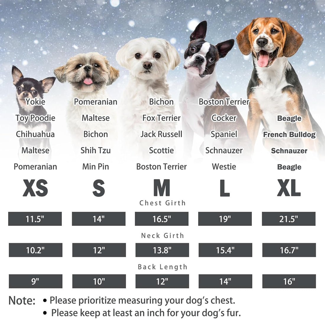 SCENEREAL Winter Dog Vest Coat with Harness Built in