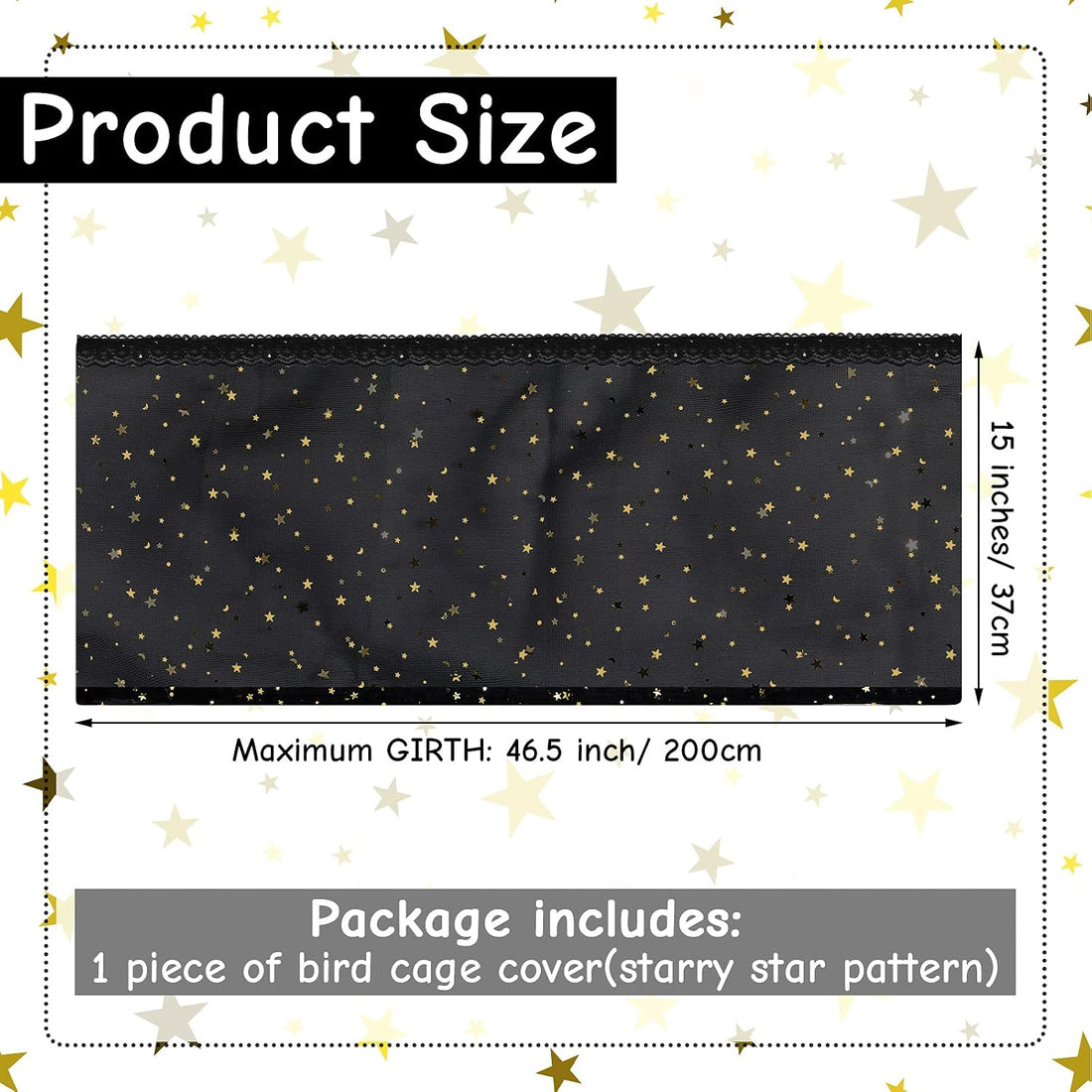 Shappy Large Bird Cage Cover Birdcage Nylon Mesh Net Cover Seed