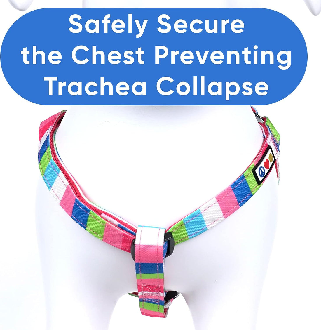 Pawtitas Multicolor Step-in Dog Harness
