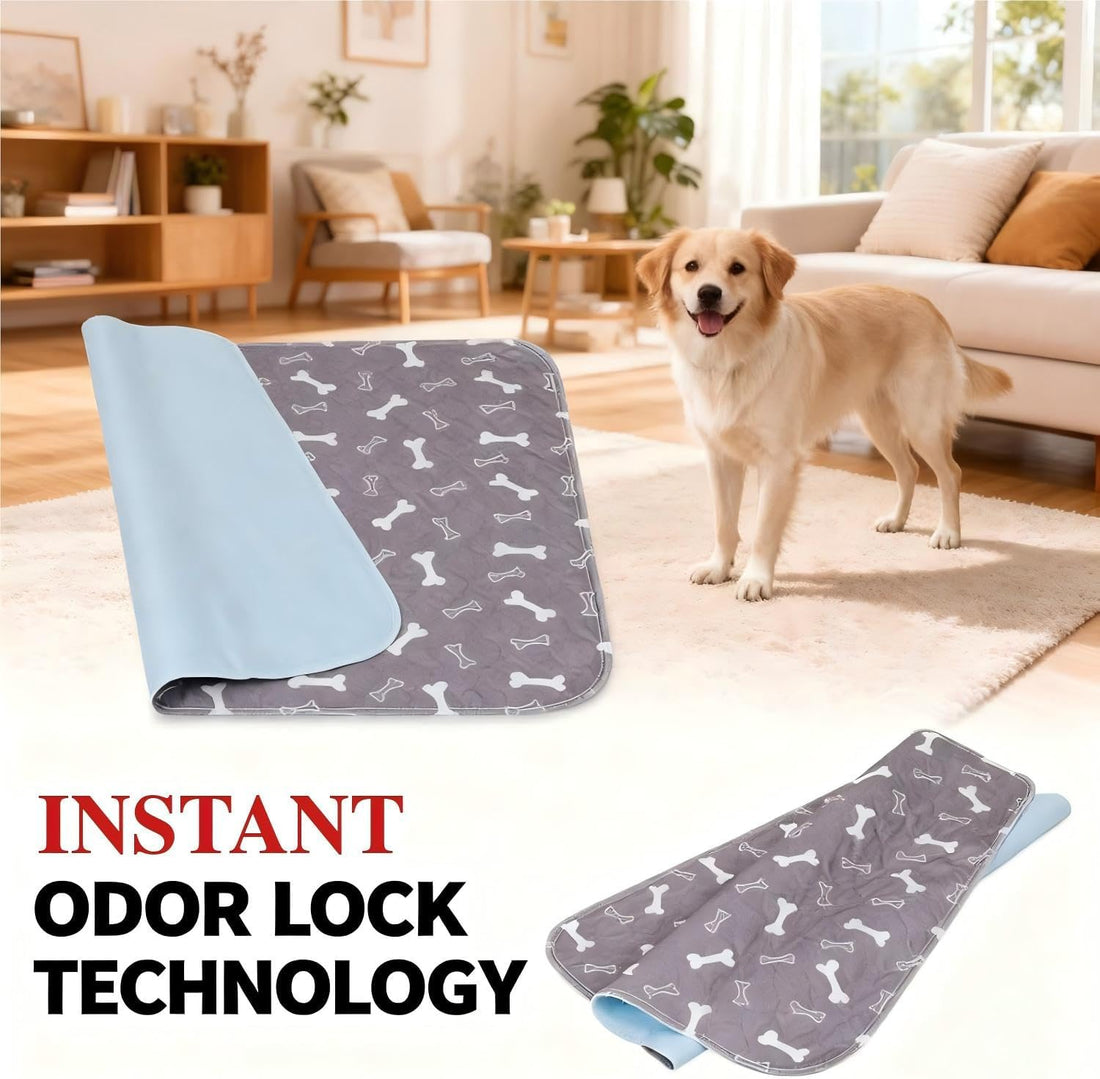 Washable Puppy Pee Pads with Pheromones, Reusable Pee Pads for Dogs
