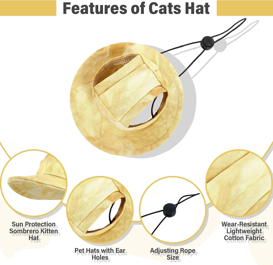 DENTRUN Cat Hats for Cats Only