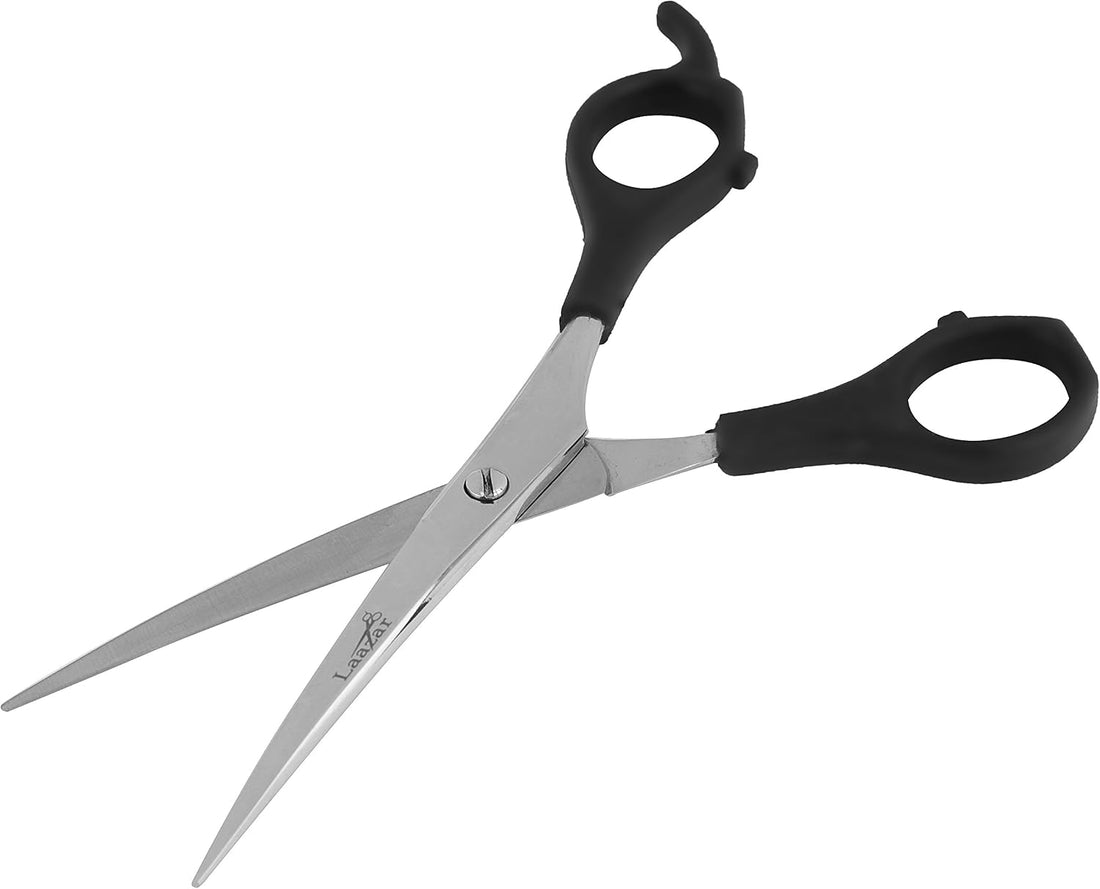 Laazar Curved Pet Grooming Scissors, 6.5" Shear