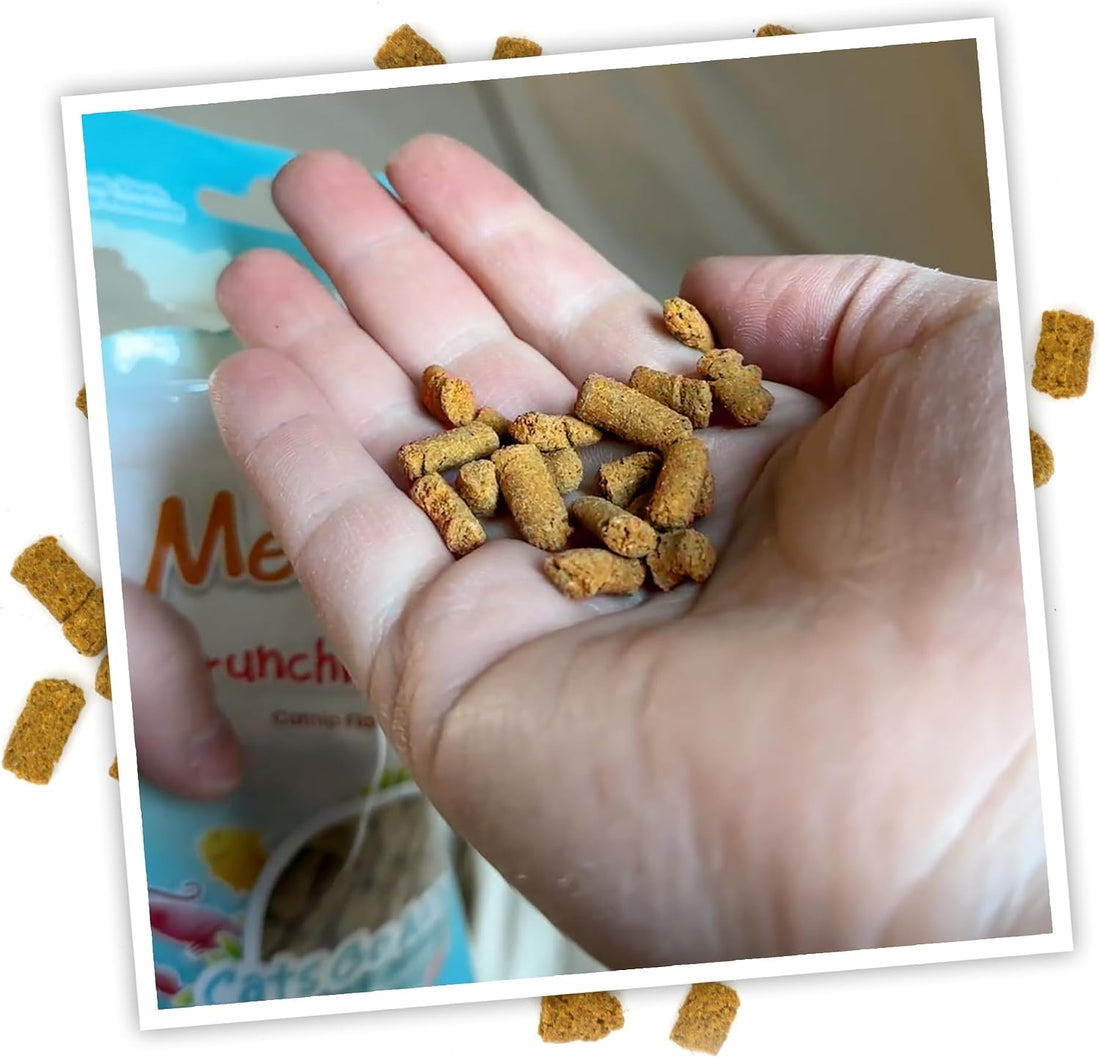 Meowijuana Crunchie Munchie Treats, Salmon Seafood & Chicken 3-Pack