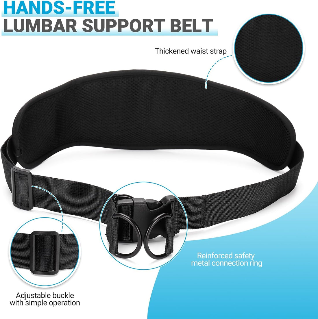 Hands Free Bungee Dog Leash for Medium to Large Dogs | Wider