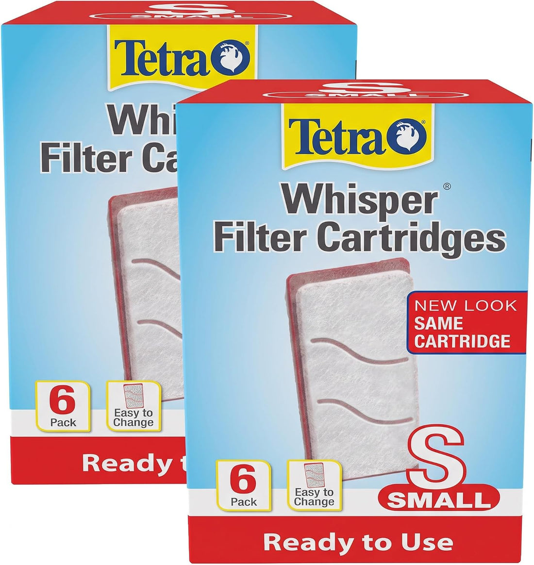 Tetra Whisper Small Filter Cartridges for Aquariums, 2 Count