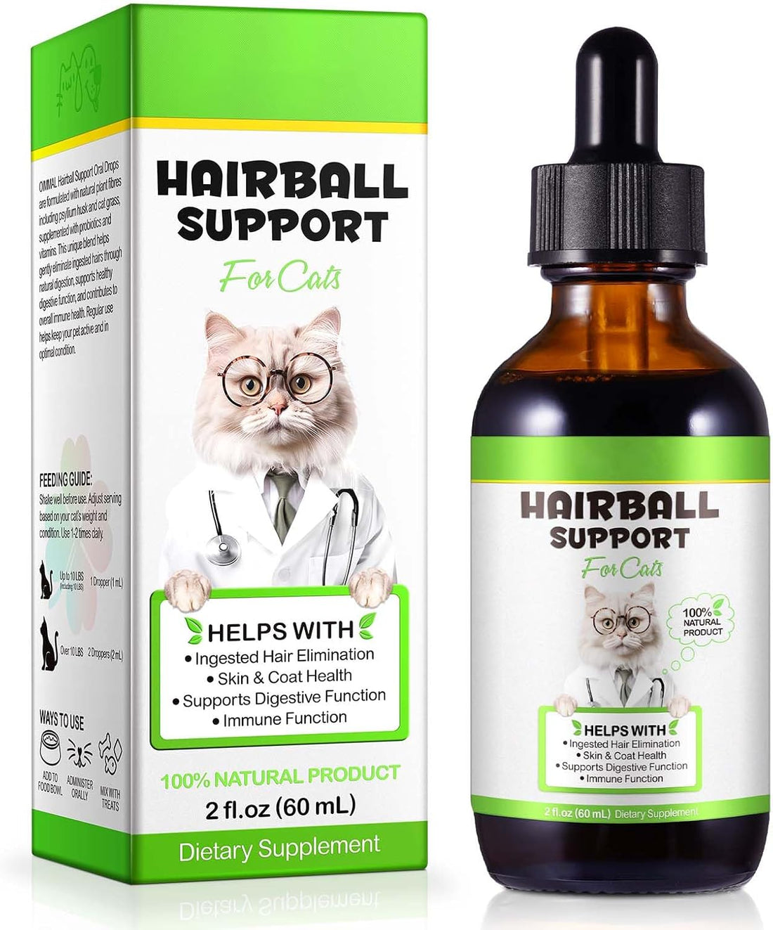 NBTREKTIE Hairball Treatment for Cats