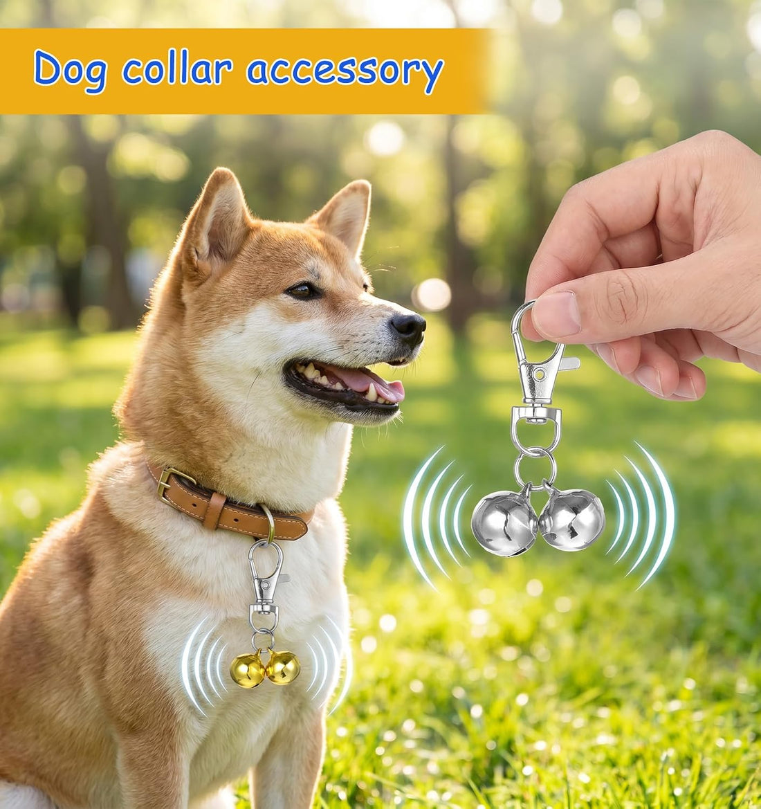 4 Pcs Cat Bell, Pet Bell for Cat Dog Collar, Small Jingle Bells