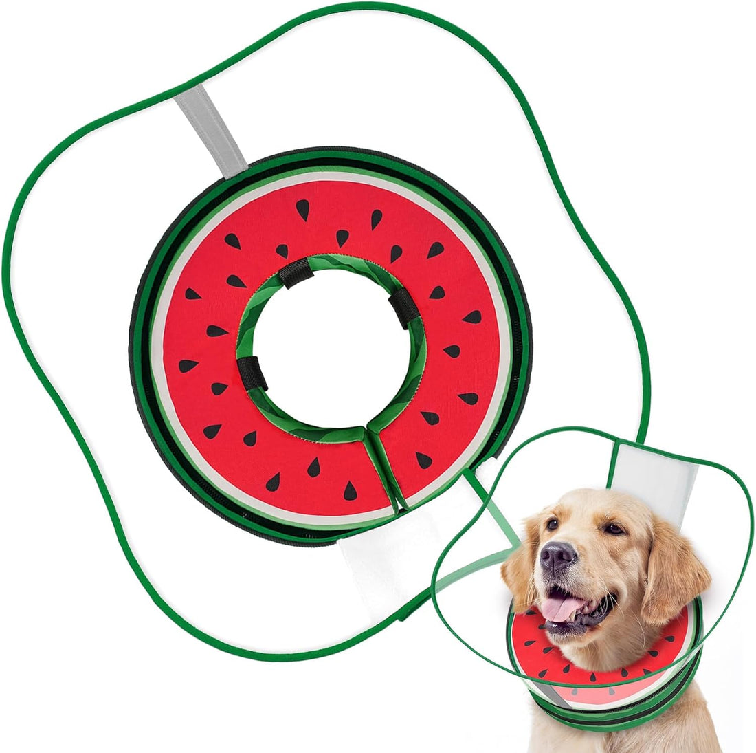 Supet Sponge Dog Cone Collar Stop Licking After Surgery