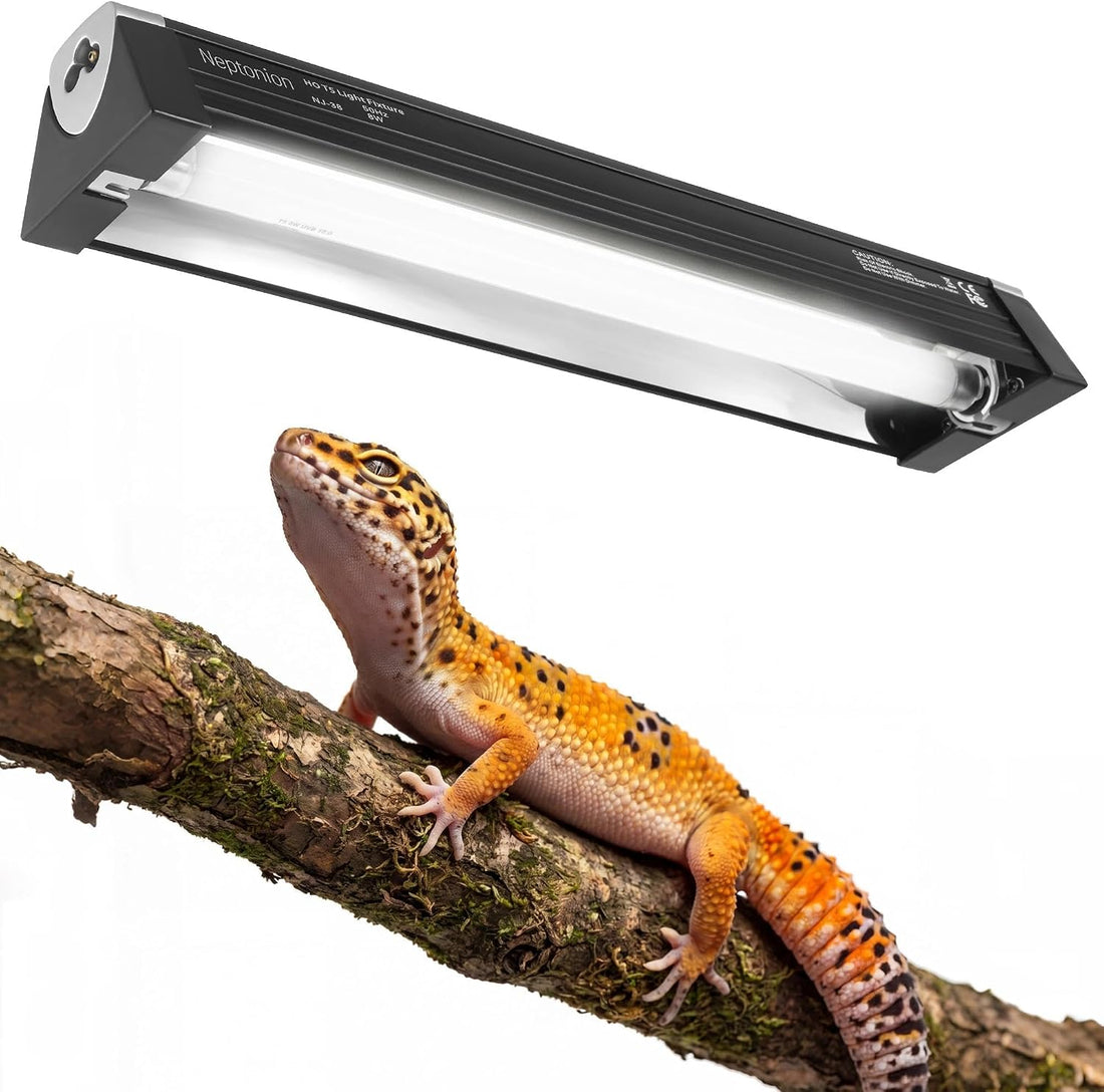 8W Reptile T5 HO UVB 12.5" 5.0 Light Fixture with Tube