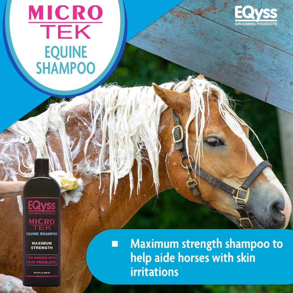 EQyss Micro-Tek Equine Itch Relief Shampoo - Soothes Irritated Skin